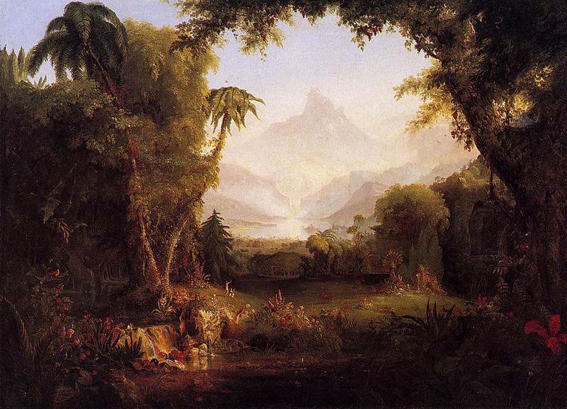 Thomas Cole The Garden of Eden oil painting picture